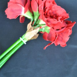 Kunstbloemen, 3 stuks, Amaryllis, decoratie