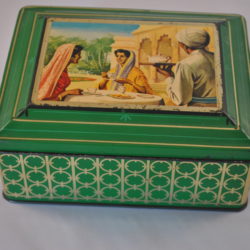 Blik, oosterse voorstelling, vintage