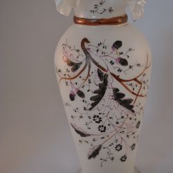 Vaas, melkglas, opaline, vintage