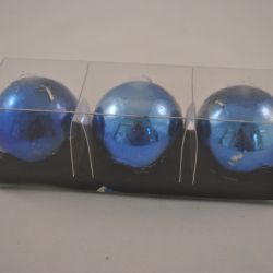 kaarsen, 3 stuks, bolvormig, nieuw in verpakking