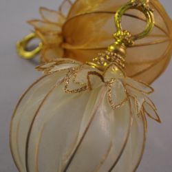 Kerstballen, 2 stuks, groot formaat