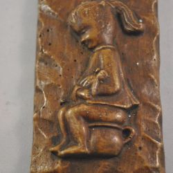 Bordje voor aan de dames-wc