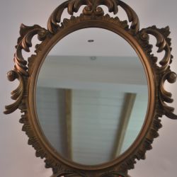 Spiegel, brocante, barok, hout, Italy