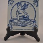 Tegeltje met oud hollandse spreuk, sphinx