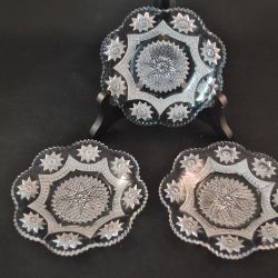 Schoteltjes, 3 stuks, glas