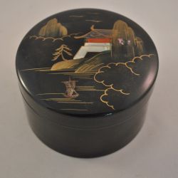 Doosje met 6 onderzetters, kunststof