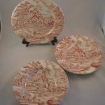 Borden (2 diep, 1 plat), English Style, Luneville France