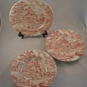 Borden (2 diep, 1 plat), English Style, Luneville France