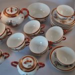 Theeservies, 10 persoons, porselein