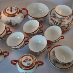 Theeservies, 10 persoons, porselein
