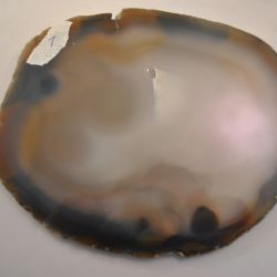 Gepolijste natuurstenen schijf (nr. 1)