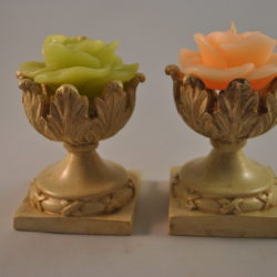 2 kaars/waxinelichthouders