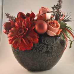 Kerst-decoratiepot