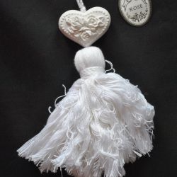 Brocante decoratie kwast