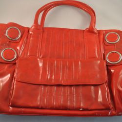 Damestas, rood leer (Huaxing)
