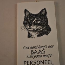 Wandtegel (poezenspreuk)