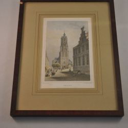 Afbeelding Groote Kerk en Stadhuis te Delft