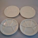 4 gourmet/fondueborden