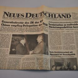 1 ex. Neues Deutschland, 27 sept 1989