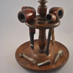 Pijpenset, met stander en gereedschap