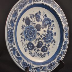 Wandbord (Blauw Delfts), Koninklijke Goedewaagen