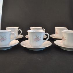 Kop en schotel (6 stuks)