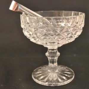 Bonbonschaaltje met suikerlepeltje