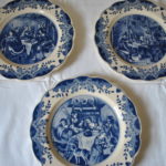 3 wandborden (Delft, "Regina")