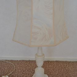 Tafellamp, schemerlamp, marmeren voet