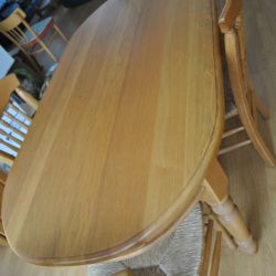 Eetkamertafel, eikenhout