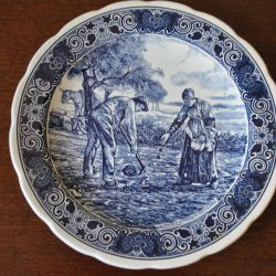 Wandbord, Delfts Blauw Chemkefa