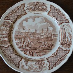 Wandbord "Fair Winds", Alfrea Meakin Staffordshire England