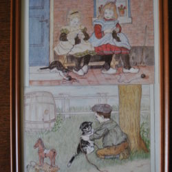 2 Ot en Sien-plaatjes in 1 lijst