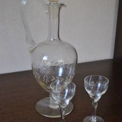 Karaf met 2 glaasjes