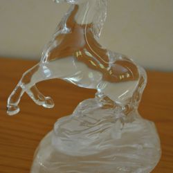 Paard, helder glas