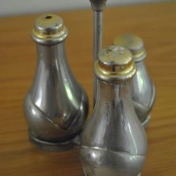 Peper- en zoutstel (Silverplated)
