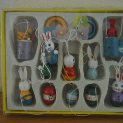 12 Paasdecoratie-figuurtjes