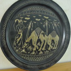 Wandbordje, metaal