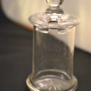 Jamglas met deksel