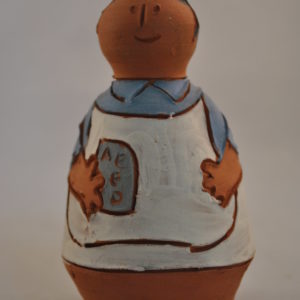 Beeldje (klei, beschilderd)