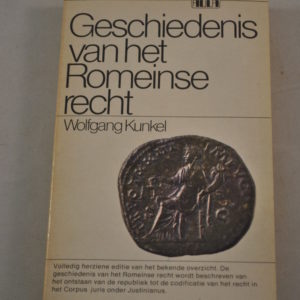 Wolfgang Kunkel: Geschiedenis van het Romeinse recht