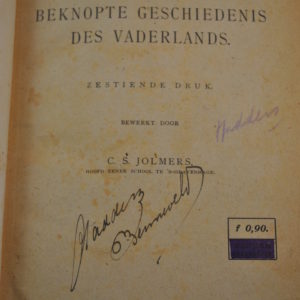Beknopte geschiedenis des vaderlands