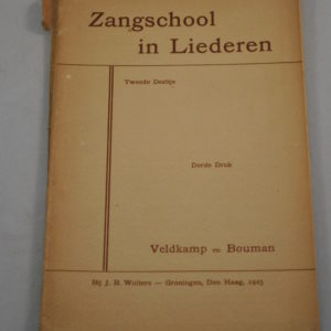 Zangschool in liederen, deel II
