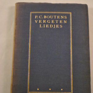 P.C. Boutens: Vergeten liedjes