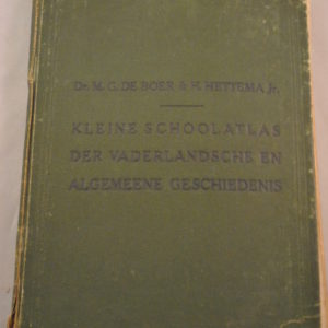 de Boer & Hettema: Kleine schoolatlas der vaderlandsche en algemeene geschiedenis