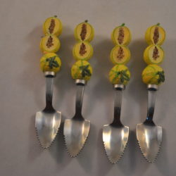 4-delige set fruitmesjes