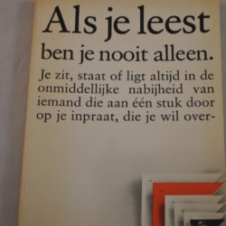 Div. auteurs: Als je leest ben je nooit alleen; Ezelsoren in de boeken van ....