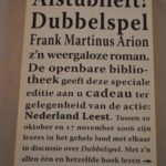 Frank Martinus Arion: Dubbelspel