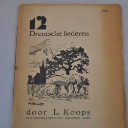 L. Koops: 12 Drentsche liederen