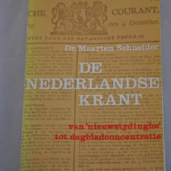 Dr. Maarten Schneider: De Nederlandse krant